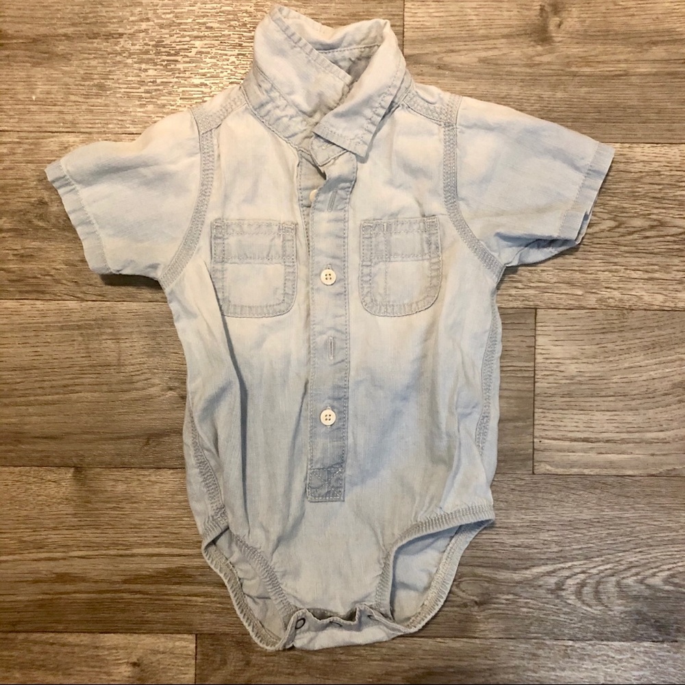 Osh Kosh B’gosh Light Denim One Piece 12mo NWOT